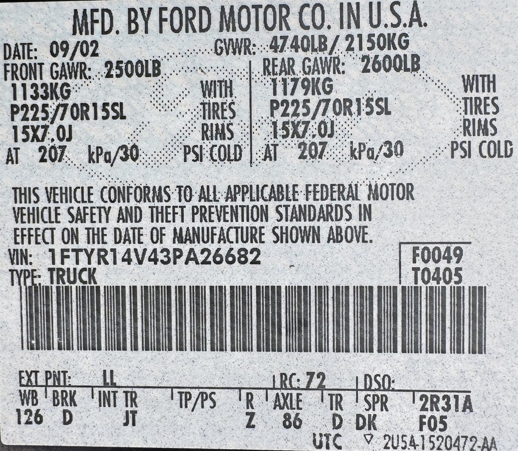 2003 Ford Ranger XLT - Photo 102